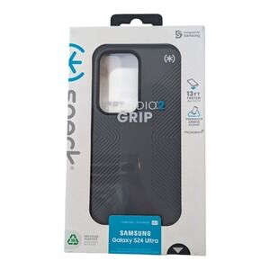 Oo1-N Speck Presidio2 Grip Case for Samsung‎ Galaxy S24 - Charcoal Gray